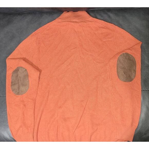 NEW Jos A Bank Executive Collection 1/4 Zip Pullover Sweater 100% Cotton LARGE - Picture 10 of 10